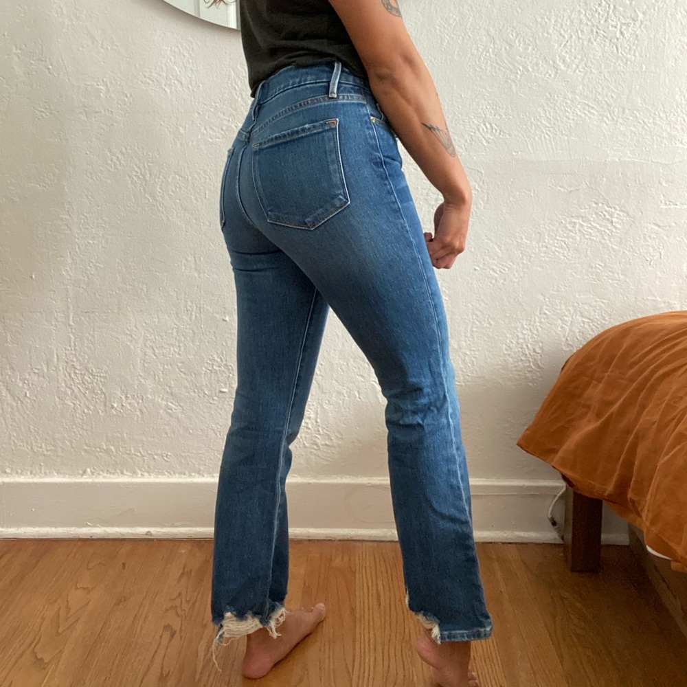 FRAME DENIM: le crop mini boot